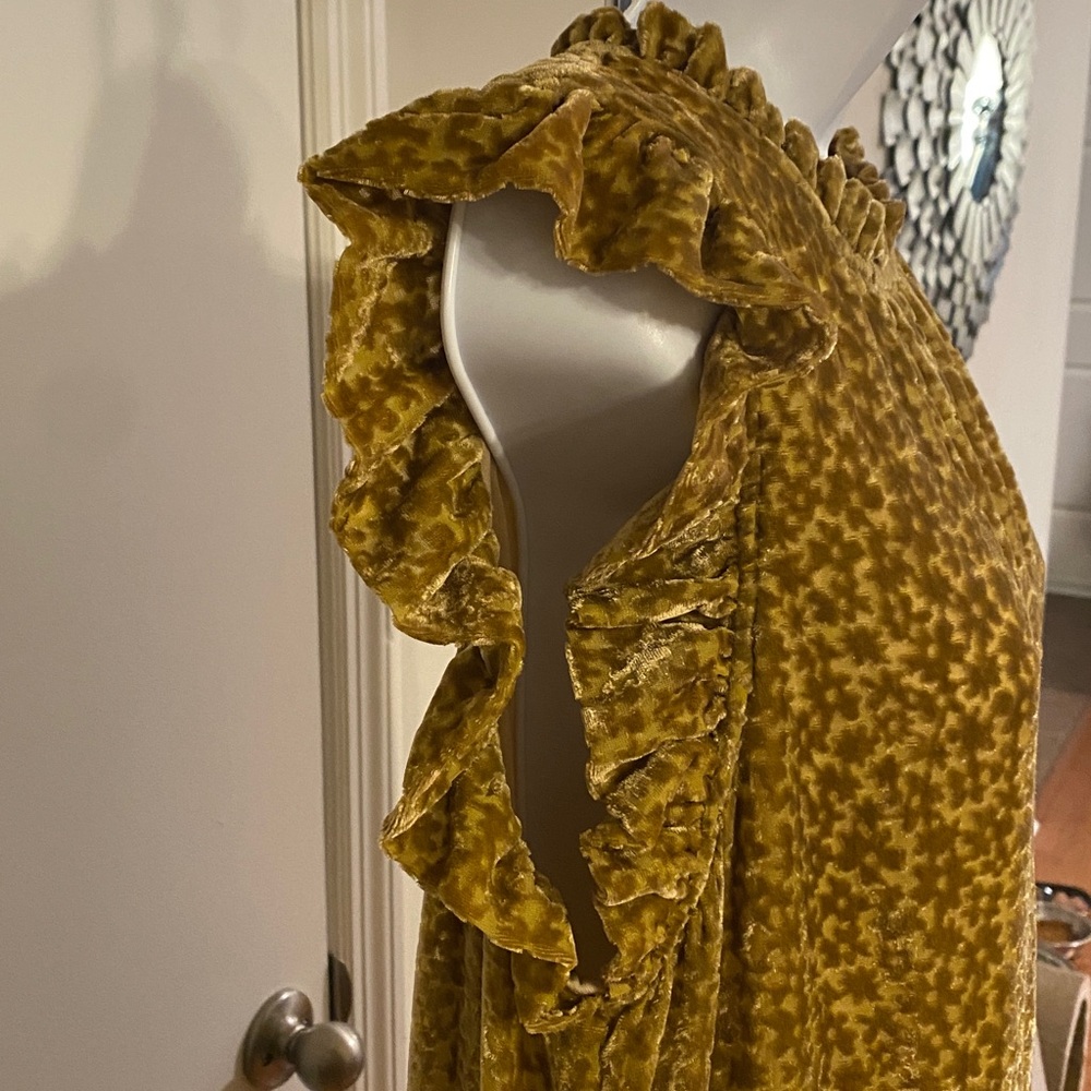 Karlie Velvet Floral Dress - image 3
